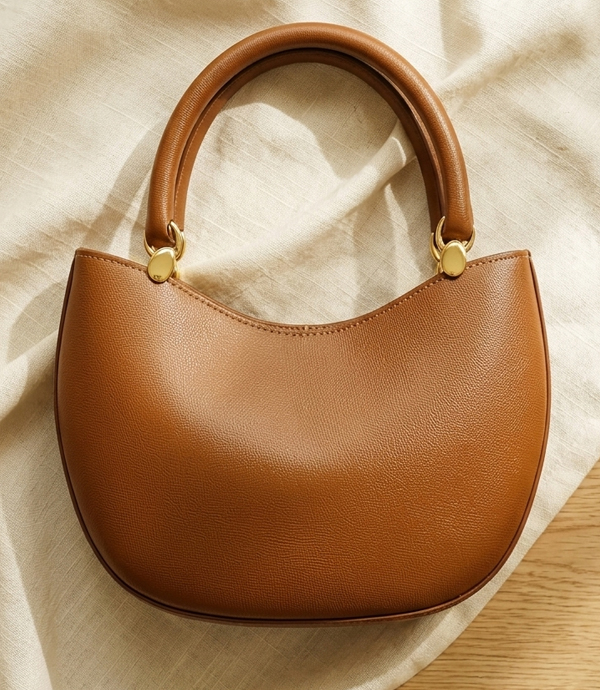 Cognac Crescent Bag Thumbnail